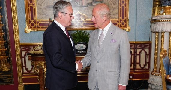 Keir Starmer a kráľ Karol III.