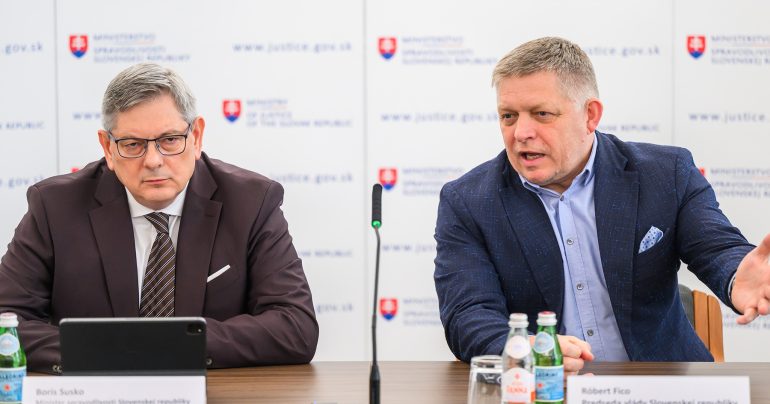 Minister Susko a primiér Fico