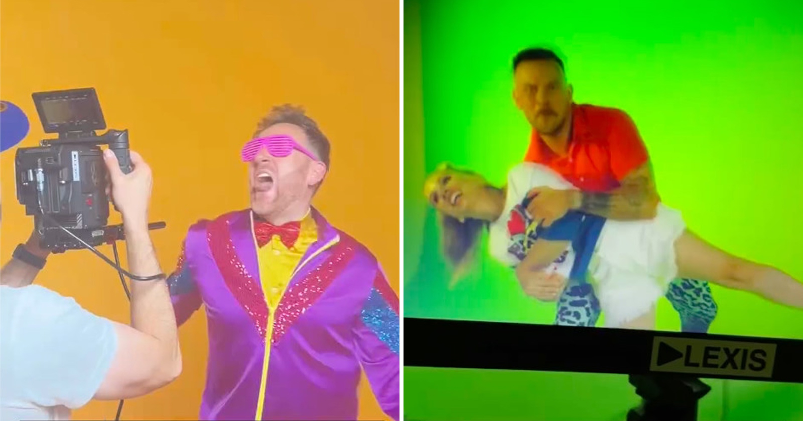Zábery z natáčania videoklipu k piesni Labubu