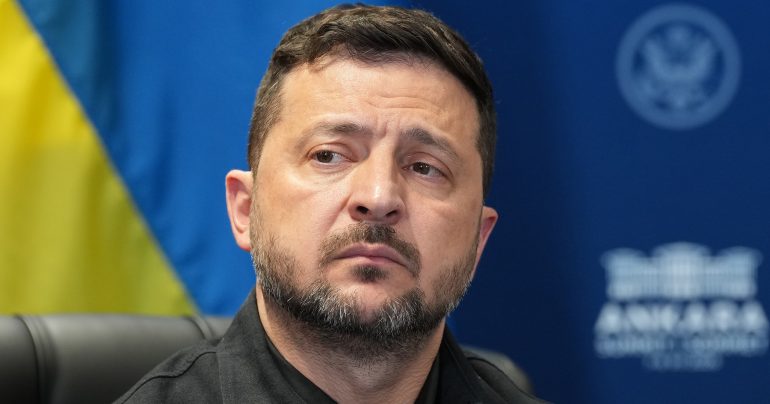 Ukrajinský prezident Volodymyr Zelenskyj
