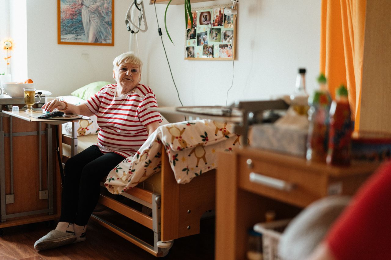Žena v domove dôchodcov