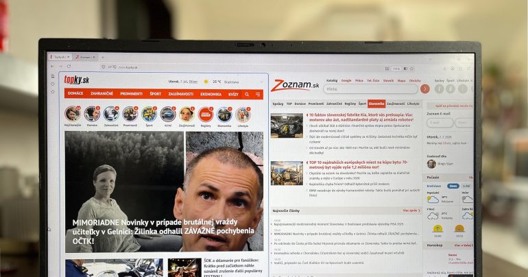 Weby Zoznam a Topky