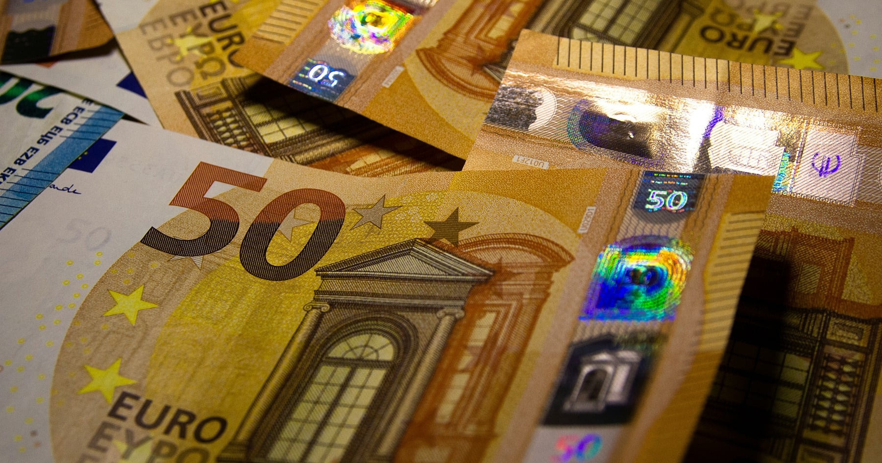 50-eurové bankovky