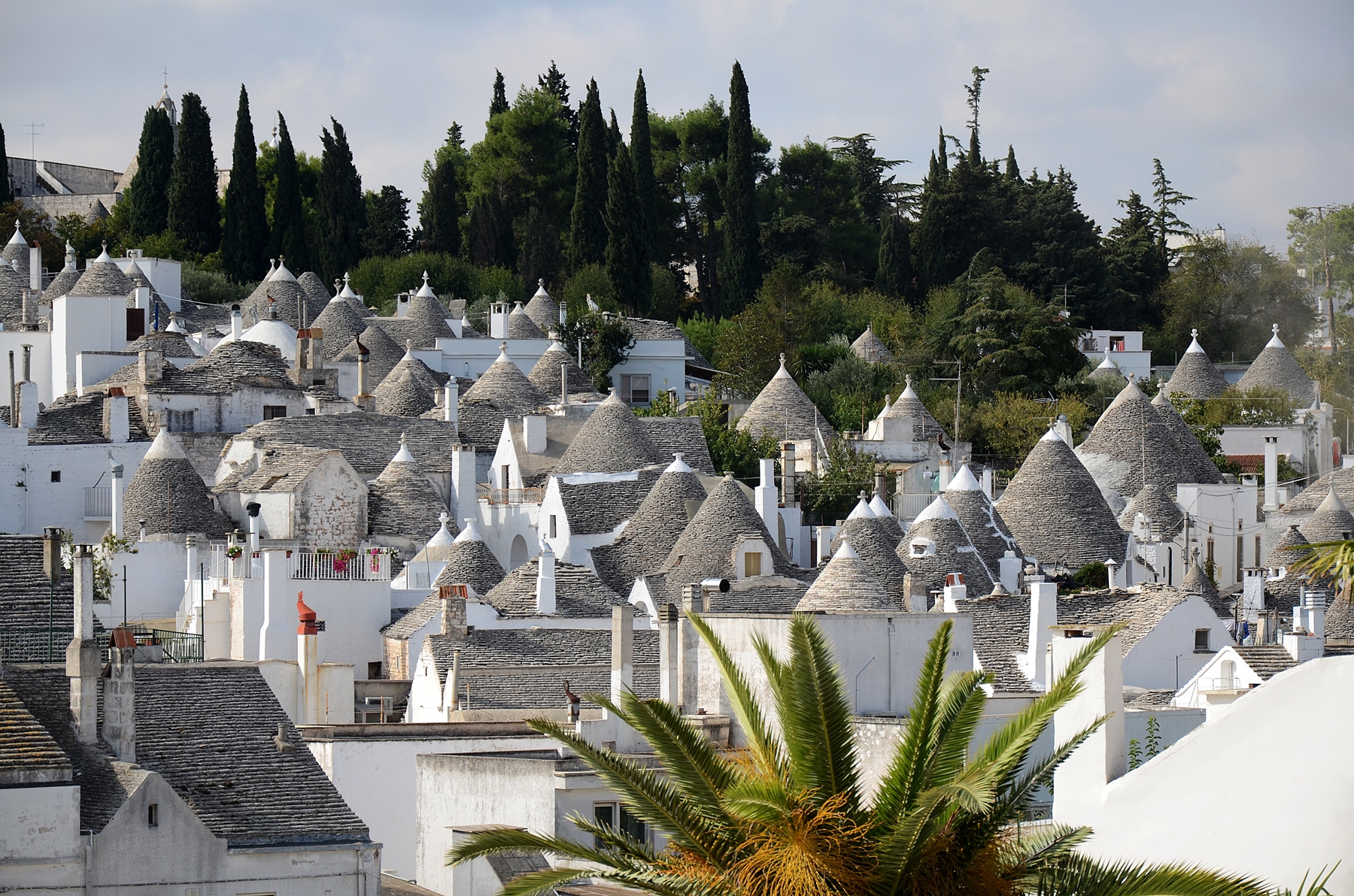 Mestečko Alberobello v Taliansku
