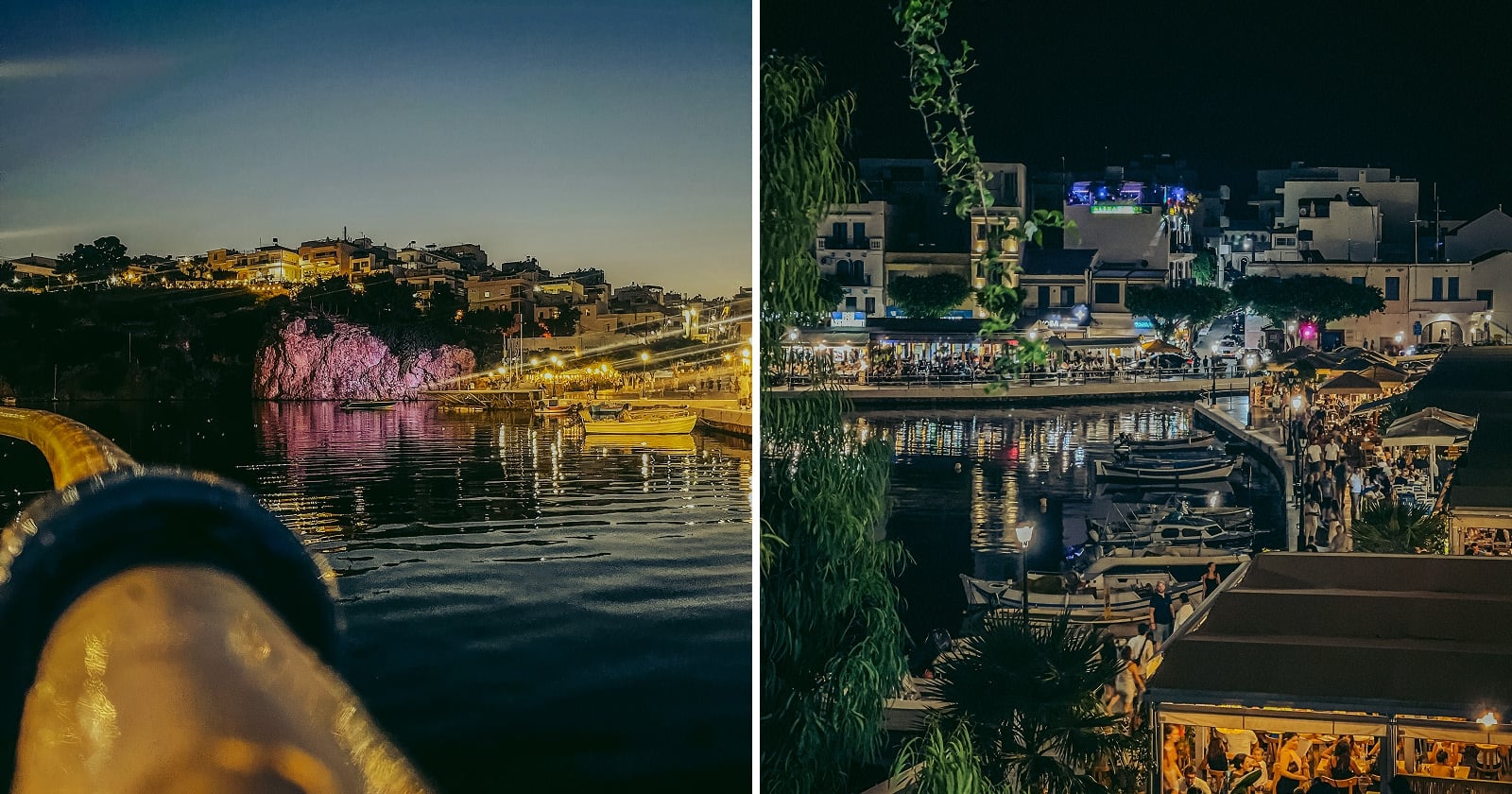 Agios Nikolaos v noci