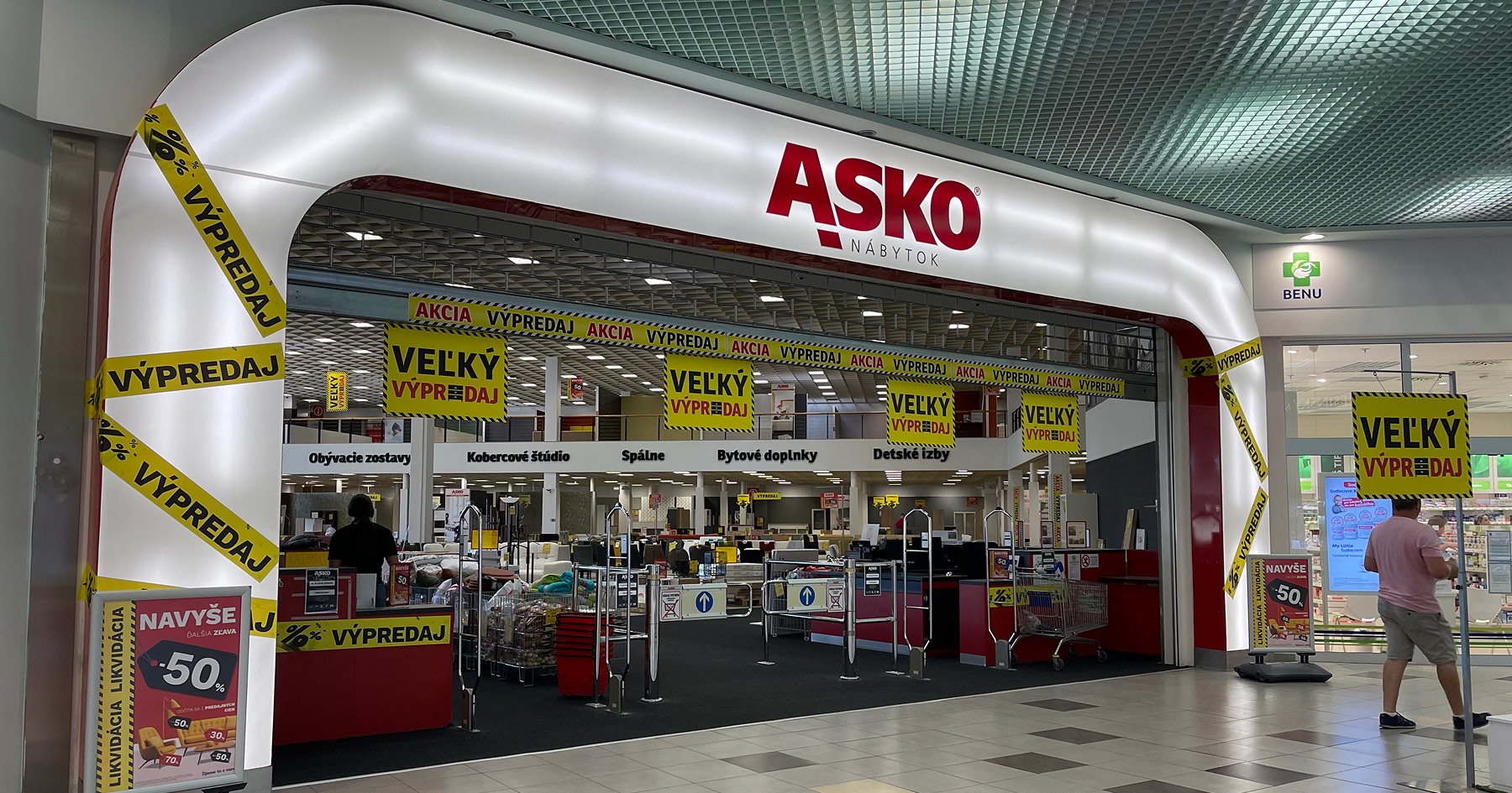 Predajňa Asko v Nitre