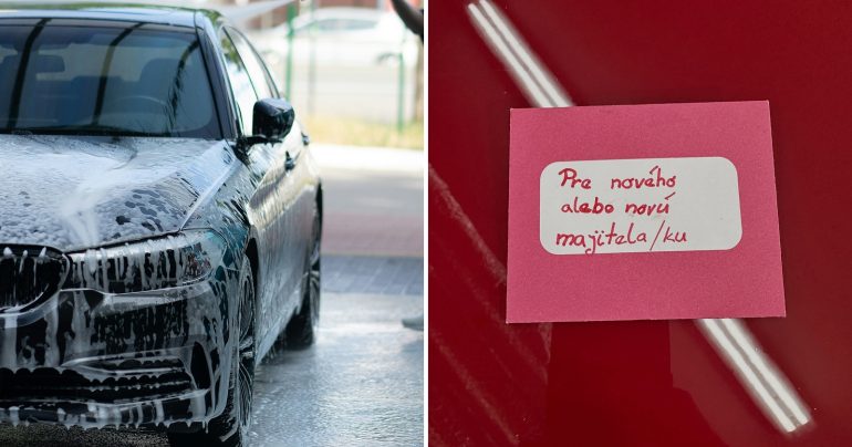 Ilustračný záber na čistenie auta a fotografia odkazu