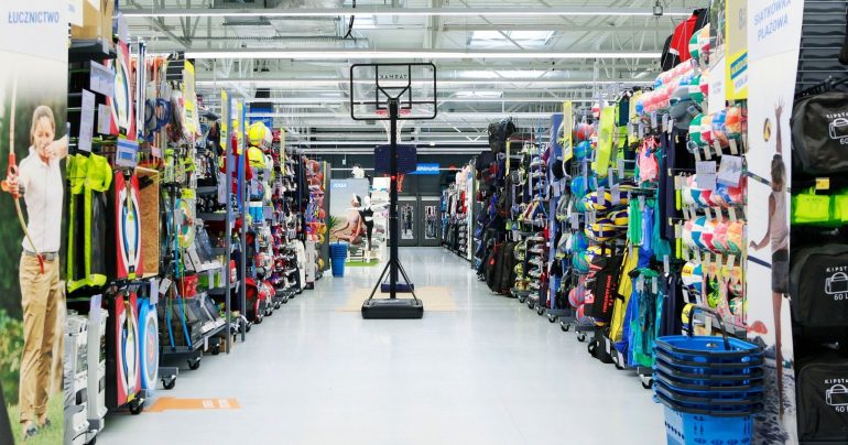Predajňa reťazca Decathlon