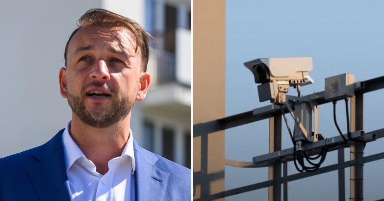 Záber na problémový radar as ministra vnútra
