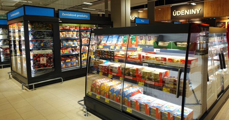 Interiér predajne Kaufland
