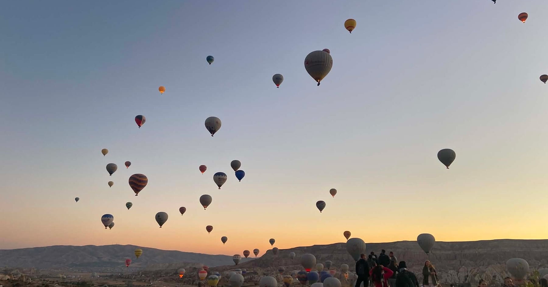 Let balónom v Cappadocii