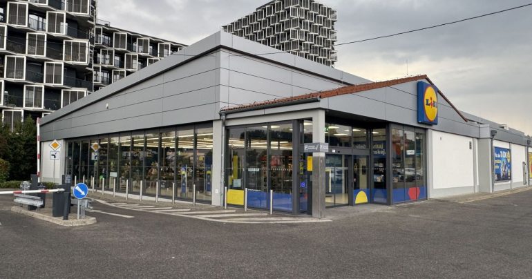 Predajňa Lidl na Račianskej ulici