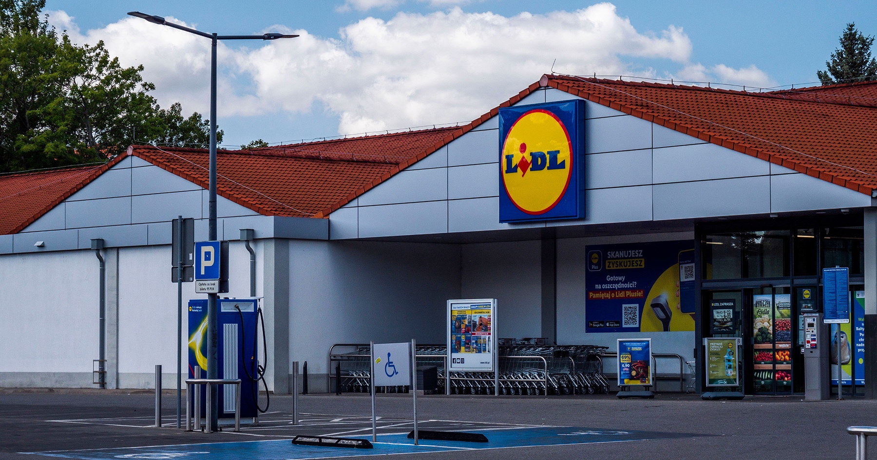 Ilustračná foto obchodu Lidl
