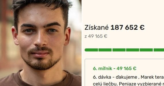 Aktivista Marek Mach a vyzbieraná suma na Donio