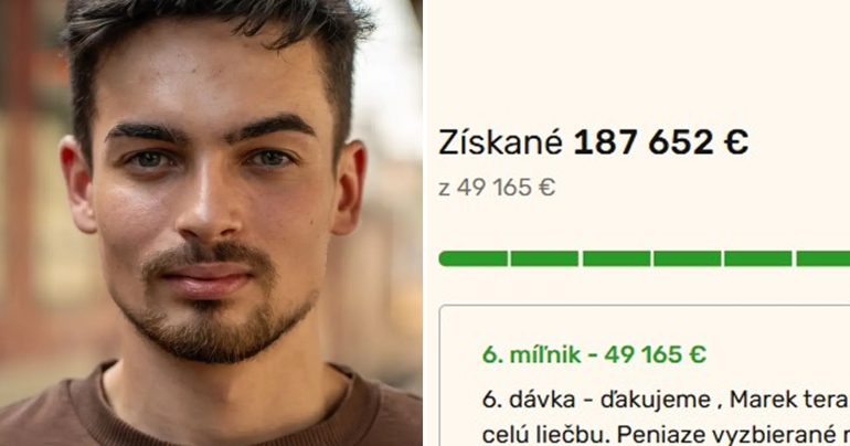 Aktivista Marek Mach a vyzbieraná suma na Donio