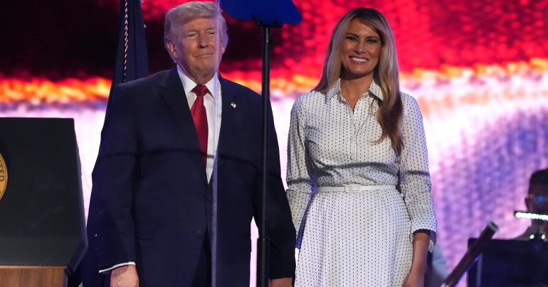 Donald Trump s manželkou Melaniou