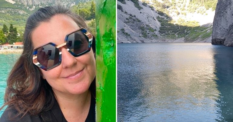 Veronika Samborská a Modré jazero