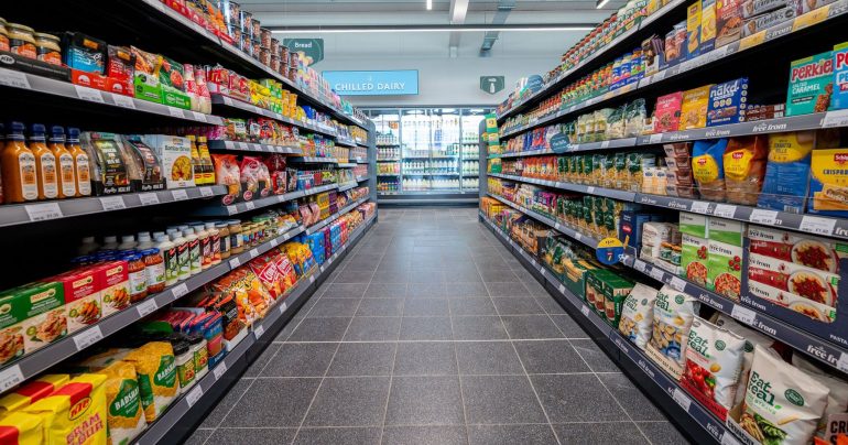 Interiér predajne Morrisons