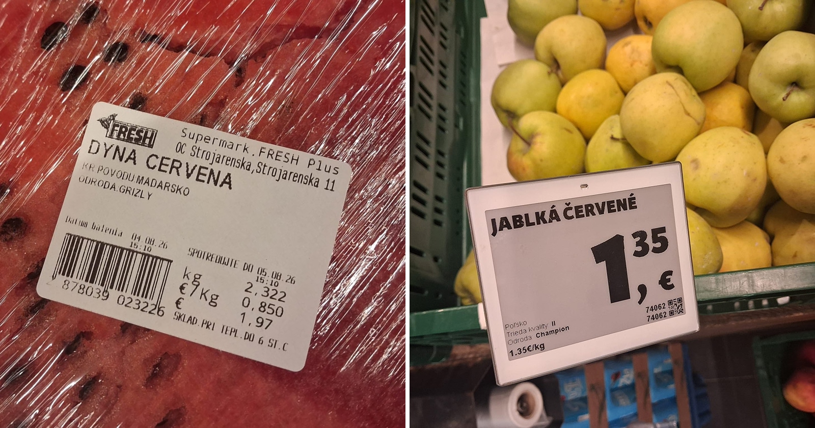 Nákup vo Fresh PLUS