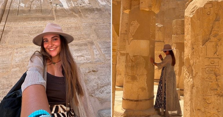 Nikol Lacková v Egypte