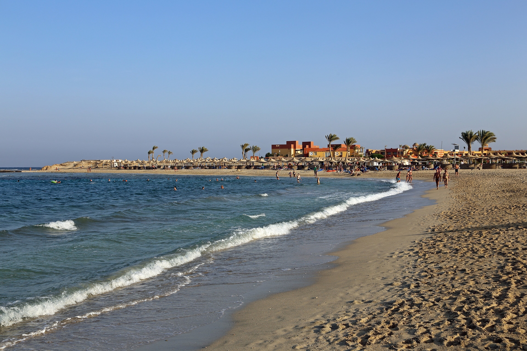 Pláž v Marsa Alam v Egypte