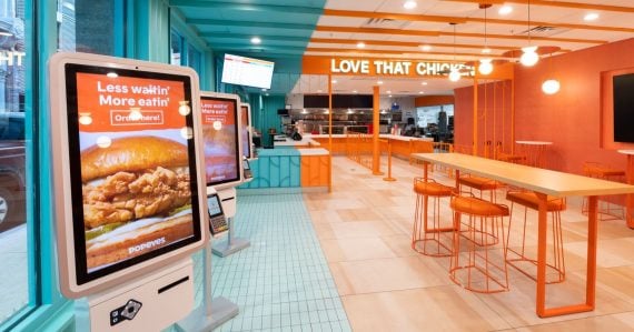 Reštaurácia Popeyes pred otvorením