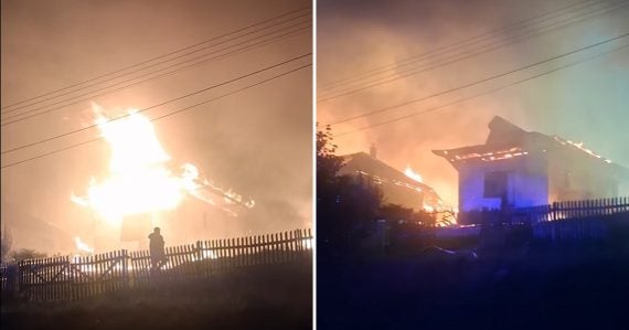 Požiar domov v Braväcoviach