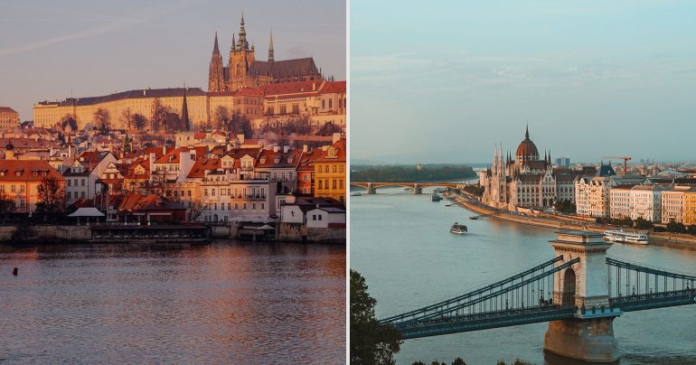 Veľkomestá Praha a Budapešť