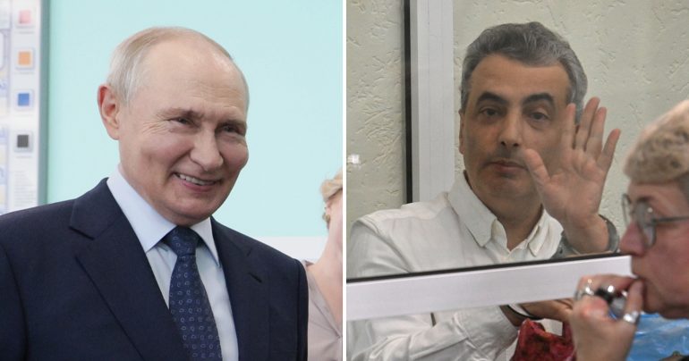Vladimir Putin a Lev Šlosberg