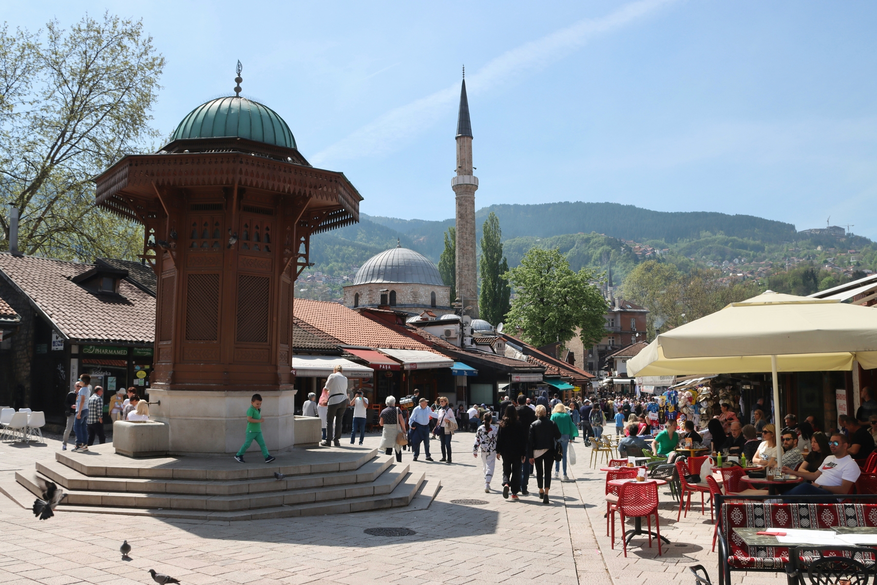 Sarajevo, hlavné mesto Bosny a Hercegoviny