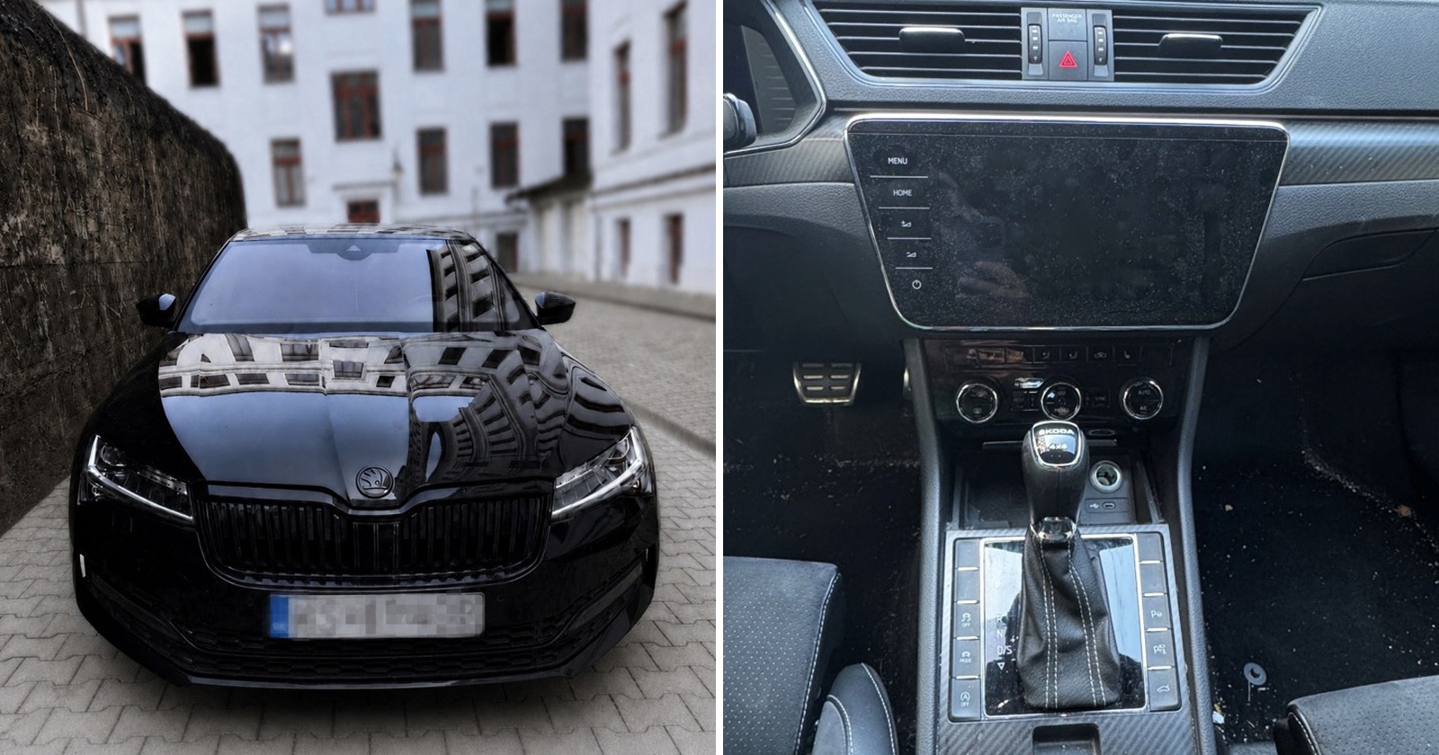 Pohľad na predmetné vozidlo Škoda Superb
