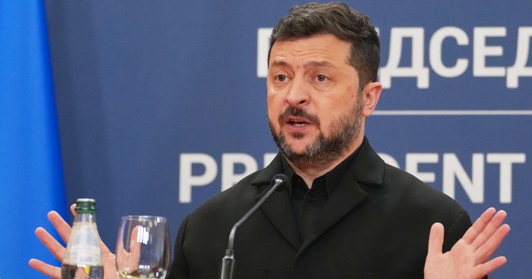 Ukrajinský prezident Zelenskyj