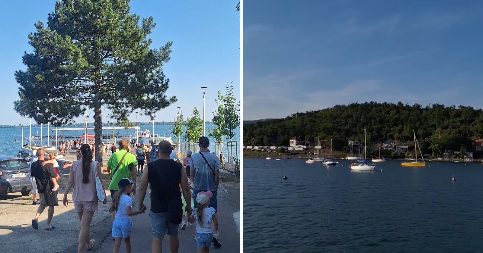 Pohľad na plavbu po Zemplínskej Šírave