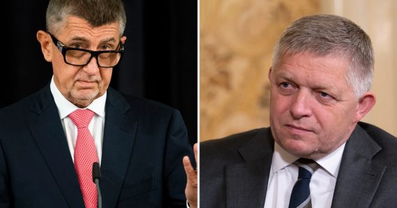 Andrej Babiš a Robert Fico