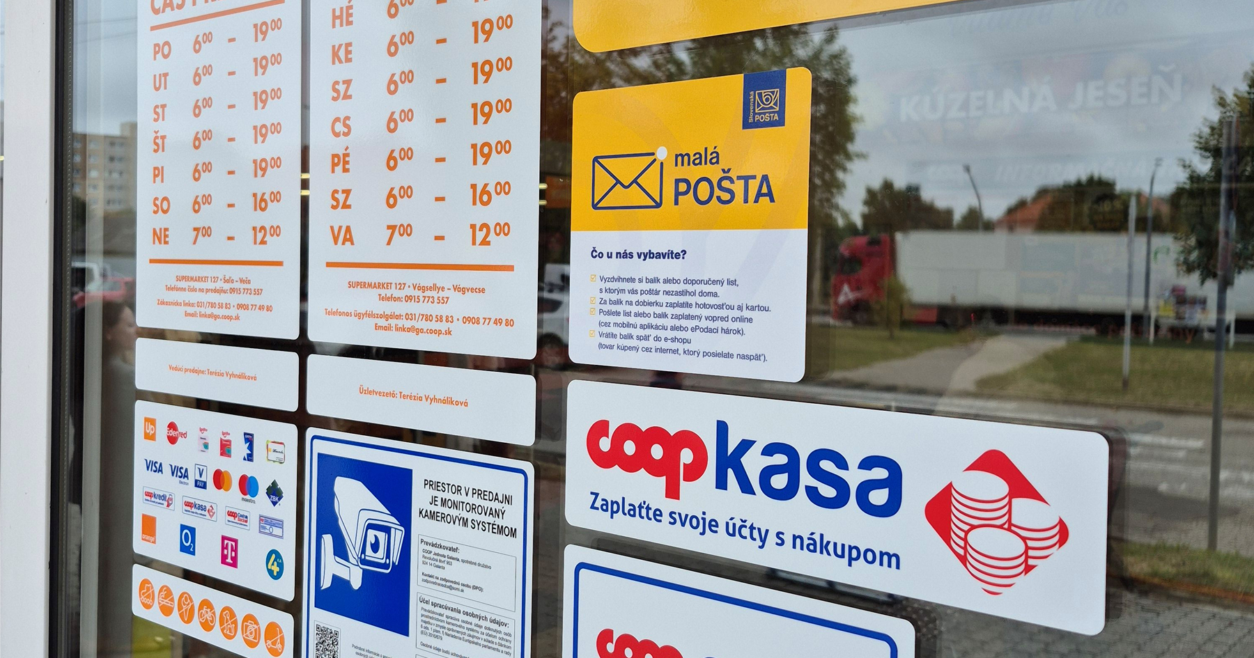 Coop jednota pošta