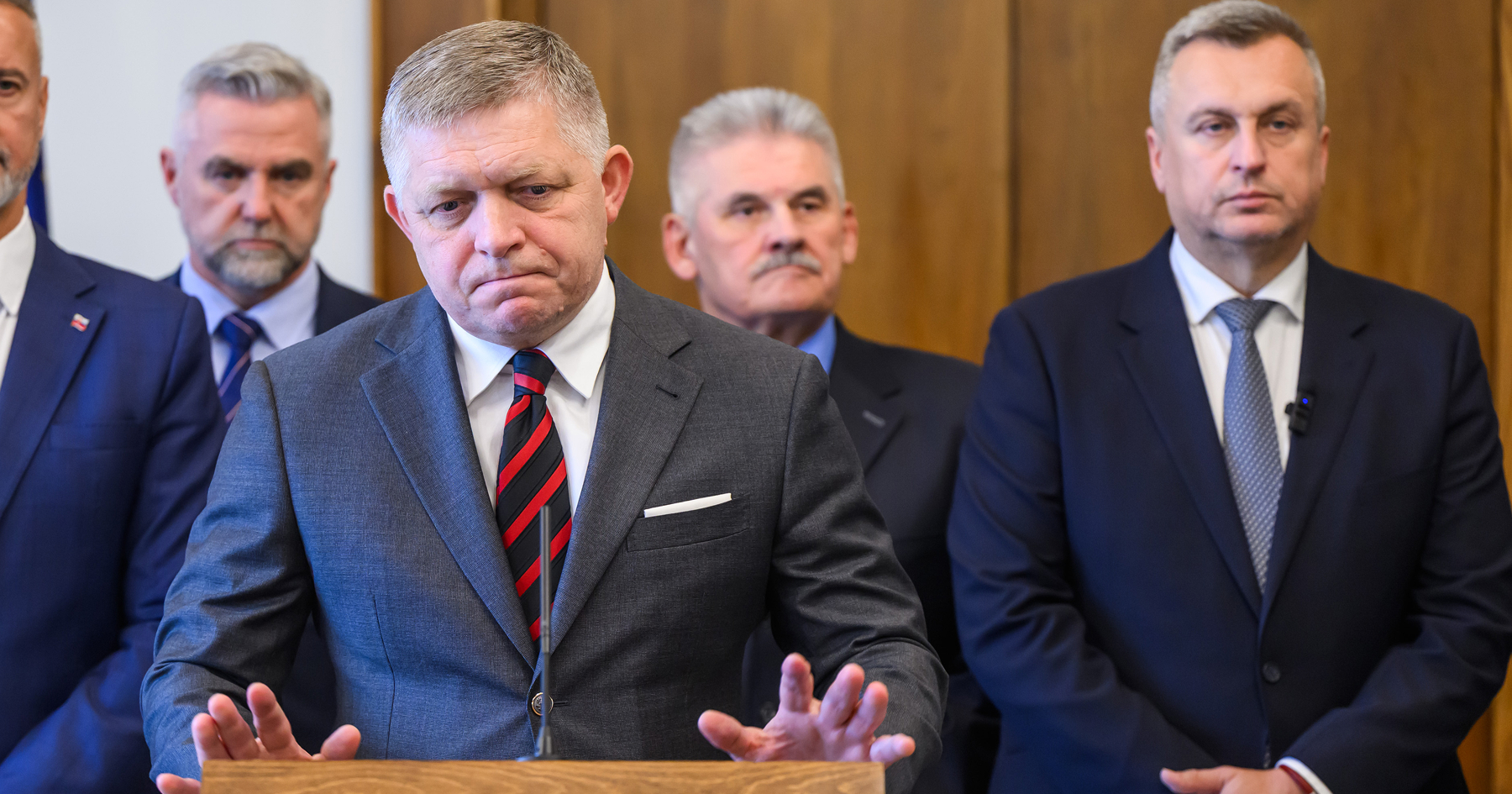 Premiér Robert Fico a Andrej Danko