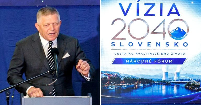 Robert Fico na predstavení Vízie Slovensko 2040