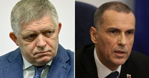 Robert Fico a Maroš Žilinka