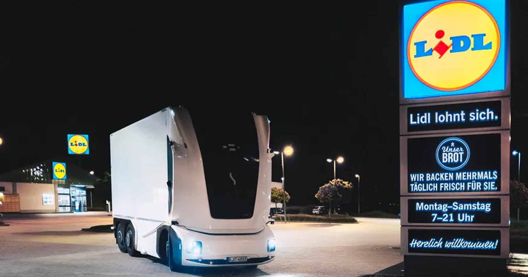 Autonómny kamión Lidl