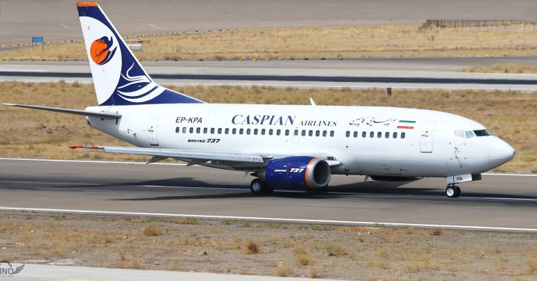 Lietadlo Caspian Airlines