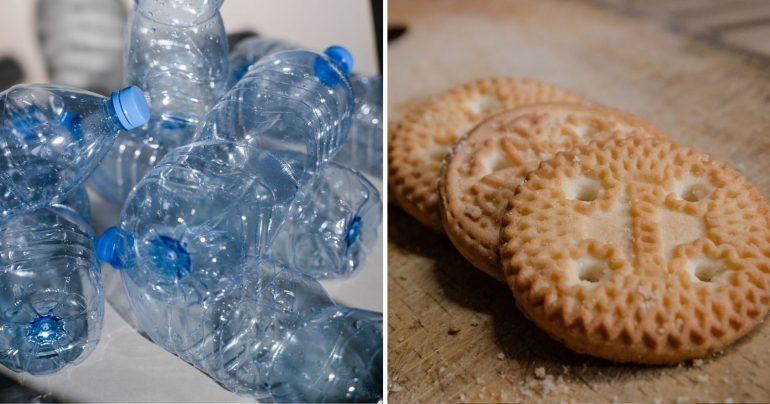Plastové fľaše a koláče