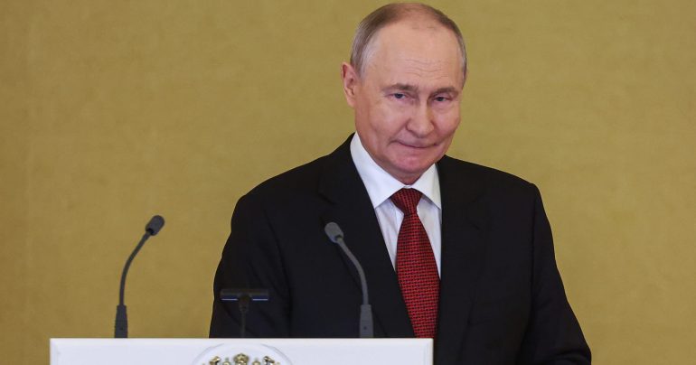 Ruský prezident Vladimir Putin