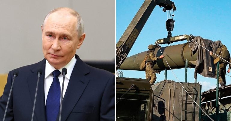 Putin a raketa