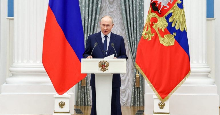 Putin v príhovore
