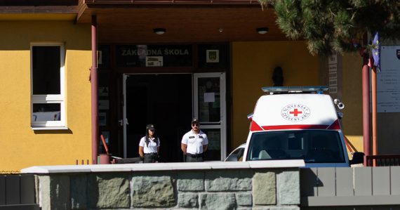 Základná škola v Staškove po incidente