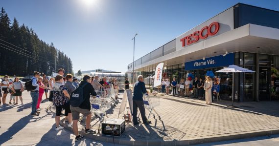 Nová predajňa Tesco