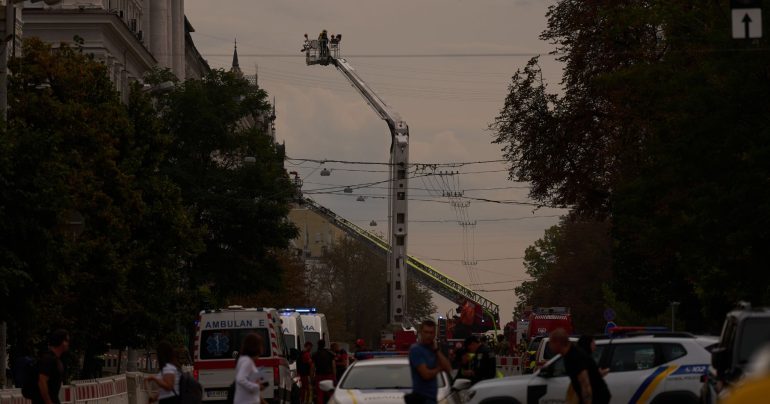 Hasiči v Kyjeve