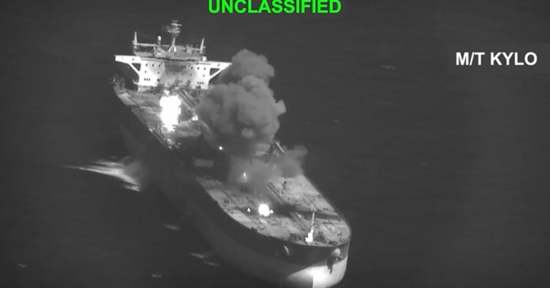 USA útok na tanker