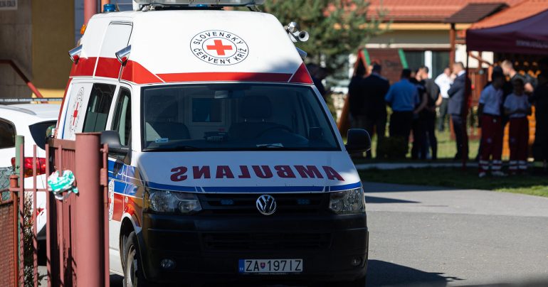 Sanitka na mieste útoku