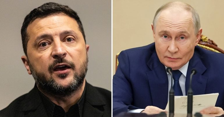 Zelenskyj a Putin